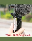 Ulanzi jack 3.5mm (TRS), do TRRS kabla adaptera do RODE VideoMicro VideoMic Go BY-MM1, transfer z smartfona, aby mikrofonu bezpo