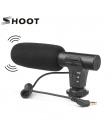 Strzelać zewnętrznych Stereo mikrofon kondensujący do aparatu Nikon Canon DSLR VLOG fotografia wywiad wideo mikrofon do nagrań