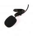 Marsnaska Mini Lavalier mikrofon 3.5mm wolne ręce klip na mikrofony mikrofon dla IOS Android telefonów komórkowych Laptop Tablet