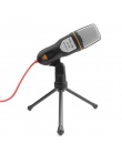 FELYBY profesjonalny mikrofon pojemnościowy do telefonu PC Laptop biuro rozmów w Skype MSN Podcast studia Karaoke mikrofon