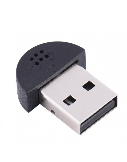 Przelot nad Super Mini USB 2.0 w/przenośny mikrofon Studio mowy mikrofon Adapter Audio, sterownik bezpłatny dla Laptop/Notebook/