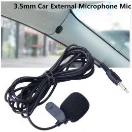 Mayitr 3.5mm samochód klip zewnętrzny mikrofon 3.5 klip na samochód GPS ODTWARZACZ DVD mikrofon do Stereo Bluetooth GPS DVD MP5 