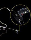 Beżowy 3.5mm Jack Stereo śruba blokady podwójne zaczep na ucho mikrofon Headworn zestaw słuchawkowy z mikrofonem do bezprzewodow