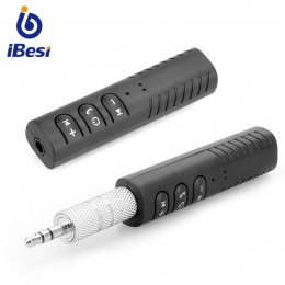 IBESI XT-2 Bluetooth odbiornik samochodowy Bluetooth AUX 3.5mm muzyka odbiornik Audio Bluetooth zestaw głośnomówiący nadajnik sa
