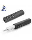 IBesi Bluetooth odbiornik 3.5mm Jack Bluetooth nadajnik dźwięku bezprzewodowy zestaw głośnomówiący samochód Auto Adapter Bluetoo