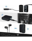 Rovtop 2 w 1 bezprzewodowy zestaw słuchawkowy Bluetooth 4.2 odbiornik Audio nadajnik do telewizora 3.5mm AUX Adapter Bluetooth d