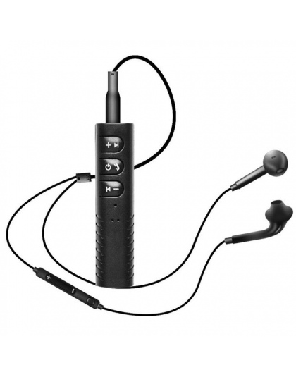 CUagain bezprzewodowe słuchawki odbiornik Bluetooth słuchawki bezprzewodowy zestaw słuchawkowy Bluetooth 3.5mm przewodowe słucha