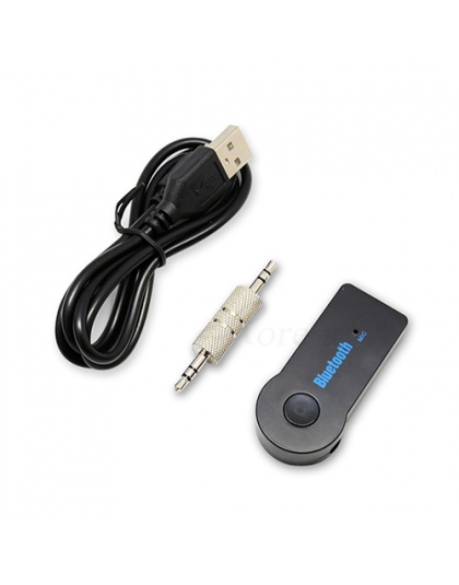 Roreta AUX 3.5mm Jack Bluetooth odbiornik samochodowy Adapter bezprzewodowy zestaw głośnomówiący Bluetooth Adapter nadajnik Auto