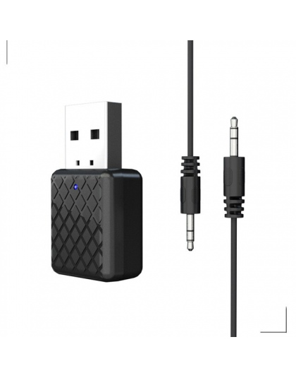 CALETOP Bluetooth 5.0 Adapter nadajnik Bluetooth odbiornik 3.5mm Stereo Audio dźwięk muzyka klucz do telewizora PC słuchawki gło