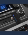 Samochodowy Bluetooth AUX 3.5mm Jack odbiornik Bluetooth zestaw głośnomówiący Bluetooth Adapter bezprzewodowy nadajnik samochodo