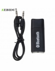 KEBIDU bezprzewodowy Adapter USB 3.5mm AUX odbiornik Bluetooth Dongle odbiornik audio z Bluetoothem Adapter 3.5mm zestaw jack do