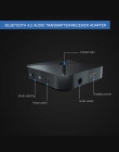 Rovtop 2 w 1 prawdziwe Stereo Bluetooth 4.2 odbiornik nadajnik bezprzewodowy Adapter Audio z 3.5 MM AUX dla domu telewizor z dos