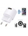 Odbiornik Bluetooth V4.2 audio adapter ładowarka AC biały kolor 110 V do 240 V biały kolor ue wtyczka ue z USB i 3.5mm port