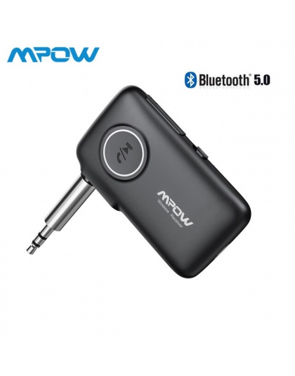 Mpow BH298 bezprzewodowy zestaw słuchawkowy Bluetooth 5.0 odbiornik Audio 15 h czas odtwarzania 30 m/66ft zasięg działania dla A