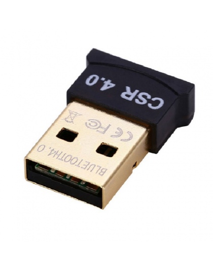 Mini USB Adapter Bluetooth V4.0 CSR bezprzewodowy klucz sprzętowy Bluetooth z dwoma trybami 4.0 nadajnik dla systemu Windows 10 