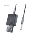 EastVita 2in1 nadajnik odbiornika Bluetooth 3.5mm AUX Bluetooth 5.0 Adapter do zestaw słuchawkowy z głośnikiem bezprzewodowy nad