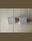 Drewna alfabet liczba bloków dla dzieci zestaw dla dzieci naturalne drewniane litery bloki Craft zabawki edukacyjne wczesna eduk