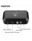 VIKEFON odbiornik Bluetooth NFC/dysk USB odczytu muzyki Stereo bezprzewodowy Adapter 3.5mm AUX/RCA głośnik samochodowy Bluetooth