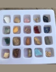 20 sztuk/zestaw rudy kopalnych zestaw ozdoba kamień naturalny Craft kryształ kamień polerowane uzdrowienie naturalny kryształ Ge