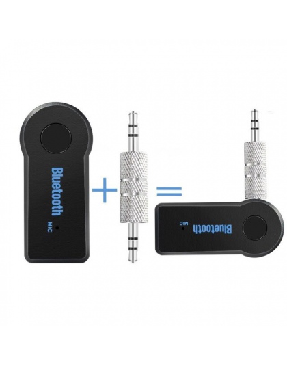 CUagain 3.5mm Jack odbiornik Bluetooth zestaw głośnomówiący Bluetooth Adapter nadajnik samochodowy Auto Music odbiorniki samocho