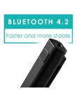 ANBES Adapter bezprzewodowy odbiornik Bluetooth Bluetooth 4.2 Audio AUX Adapter 3.5mm muzyka zestaw samochodowy do głośnika słuc