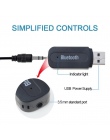 Kebidu Bluetooth odbiornik A2DP klucz 3.5mm odbiornik audio stereo bezprzewodowy adapter USB do samochodu AUX dla inteligentnego
