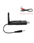 AptX niskiej latencji/LL Bluetooth 5.0 nadajnik Audio USB Adapter 3.5mm AUX Jack bezprzewodowy klucz Apt-X nadajnik do telewizor