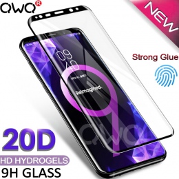 20D zakrzywione szkło hartowane dla Samsung Galaxy s8 S9 S10 plus uwaga 9 8 A7 2018 ochronne na ekran do Samsung a50 a70 s10E + 