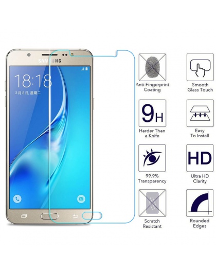 Szkło ochronne na Samsung Galaxy J3 J5 J7 A3 A5 A7 2015 2016 2017 A6 A8 Plus 2018 hartowanego ochraniacz ekranu szkło Film