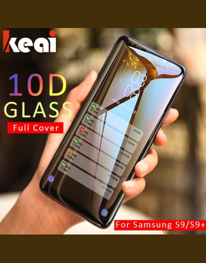 10D pełna pokrywa szkło hartowane dla Samsung Galaxy A7 2108 uwaga 9 8 ekran folia na wyświetlacz do Galaxy S8 S9 A6 a8 Plus 201
