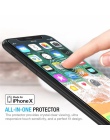 3 sztuk Screenprotector szkło hartowane dla IPhone X XR XS Max 8 7 6 6 S Plus 5 5S SE folia ochronna na ekran telefonu Verre pob
