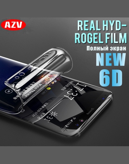 6D pełna pokrywa miękkie hydrożelowe Film do Samsung Galaxy uwaga 8 9 S8 S9 ochronne na ekran do Samsung S9 S8 s7 S6 krawędzi Pl
