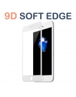 9D zakrzywione pełne etui do Edge szkło hartowane dla iPhone 7 8 Plus ekran szkło ochronne dla iPhone 7 8 6 6 S Plus przypadku