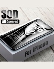 30D szkło ochronne na dla iPhone X XR XS MAX pełna pokrywa dla iPhone 8 7 6 6 s ochraniacz ekranu szkło na iPhone X XR zakrzywio