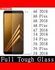 Szkło hartowane dla Samsung Galaxy A6 A7 A8 2018 ekran Protector pokrywa dla Samsung J8 J7 J6 J4 Plus 2018 futerał ochronny Sklo