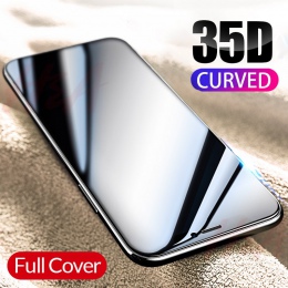 35D zakrzywione pełne etui do Edge szkło ochronne dla iPhone 7 8 6 6 S Plus hartowanego ochraniacz ekranu dla X XR XS Max folia 