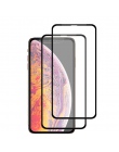 2 sztuk dla iPhone XS MAX XR X szkło hartowane iPhone 7 8 Plus szkło ochronne na iPhone 5 5S 6 pełna obudowa z hartowanego szkła