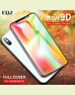 9D szkło ochronne dla iPhone 5 6 s 7 8 plus XR X XS szkło pełna osłona iPhone Xs max ochraniacz ekranu szkło hartowane film