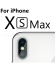 2 sztuk/partia jasne z powrotem do aparatu folia ochronna na ekran szkło hartowane dla iPhone XS Max X XR 8 7 6 6 S Plus