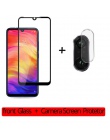 2-in-1 kamera szkło redmi note 7 ochraniacz ekranu ze szkła hartowanego Xiaomi redmi note 7 szkło Film redmi note 7 ochraniacz e