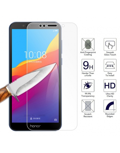 Dla Honor 7A szkło 9 H szkło hartowane do telefonu Huawei Honor 7A Pro 7C ochraniacz ekranu na AUM-L29 DUA-L22 pokrywa folia och