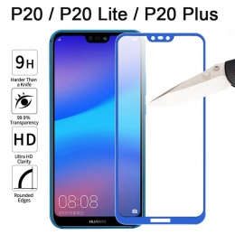 Pełna pokrywa szkło ochronne dla Huawei P20 Lite Pro futerał ochronny Film dla Huawei P20 Pro P 20 P30 Lite szkło hartowane