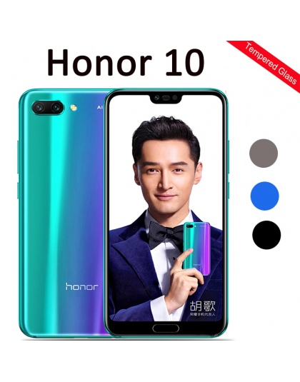 Szkło hartowane dla Huawei honor 10 szkło ochronne na honor 10 COL-L29 honor 10 honer 10 5.84 "folia ochronna do ekranu L29