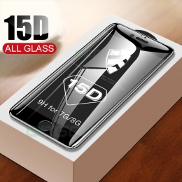 15D szkło hartowane dla iPhone 6 6 s 7 8 Plus Xr ochraniacz ekranu pełna pokrywa szklana dla iPhone XR X XS Max szkło ochronne
