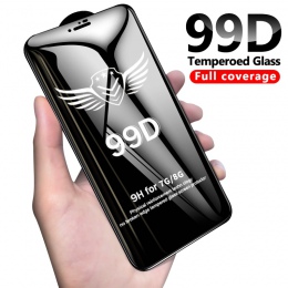 99D szkło ochronne dla iphone 6 6 S 7 8 plus X XR XS MAX szkło na iphone 7 6 X ochraniacz ekranu iphone 7 plus ekran ochrony