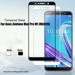 ZB602KL pełne szkło hartowane dla Asus Zenfone Max Pro M1 ZB602KL X00TD pełne pokrycie folia ochronna ZB601KL