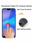 Szkło hartowane 2 sztuki dla Huawei Y9 P Smart 2019 Mate 20 P30 folia ochronna na ekran Lite na honor 20 10 9 8X dla Huawei P20 