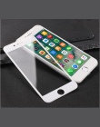 3D zakrzywione z włókna węglowego miękka krawędź szkło hartowane na iPhone 6 6 s 7 8 Plus folia ochronna na ekran do iPhone 7 X 