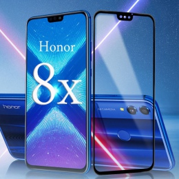 Dla HUAWEI Honor 8X, odporna na wstrząsy szkło hartowane do telefonu Huawei Honor 8X ekrany ochronne pełna ochrona Film dla Hono