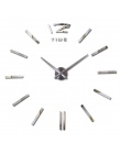 Oferta specjalna 3d duże akrylowe lustrzany zegar ścienny krótkie diy zegarek kwarcowy martwa natura zegary dekoracja do domu sa